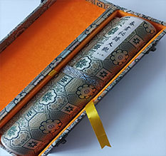 朗县书画装裱案例